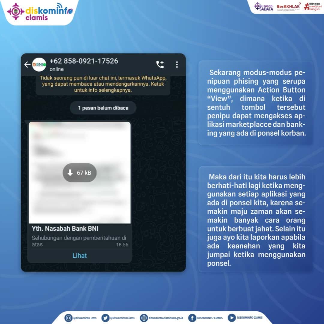 Phishing, Modus Penipuan Via Whatsapp Galuhnews.com